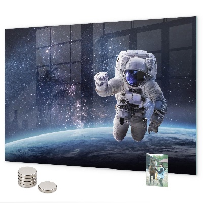 Magnetická tabuľa na stenu astronaut