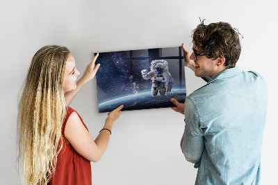 Magnetická tabuľa na stenu astronaut