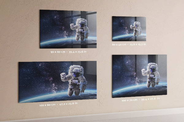 Magnetická tabuľa na stenu astronaut