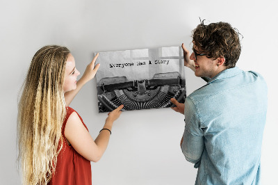 Magnetická tabuľa Každý má svoj vlastný príbeh
