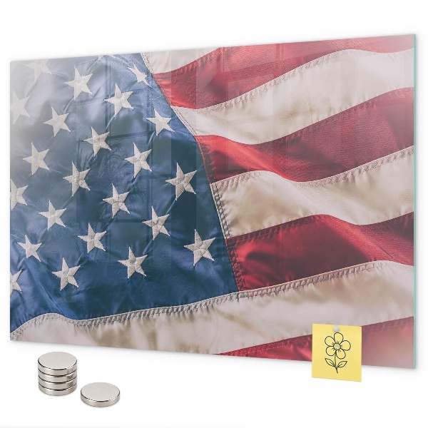 Magnetická tabuľa na stenu Americká vlajka