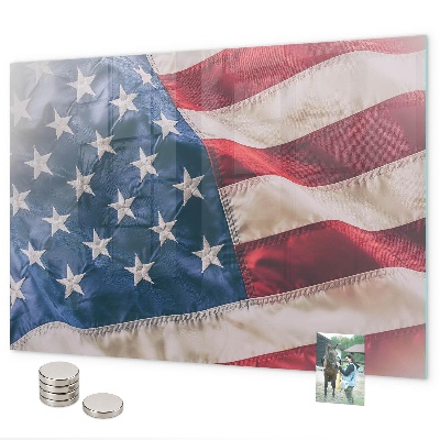 Magnetická tabuľa na stenu Americká vlajka