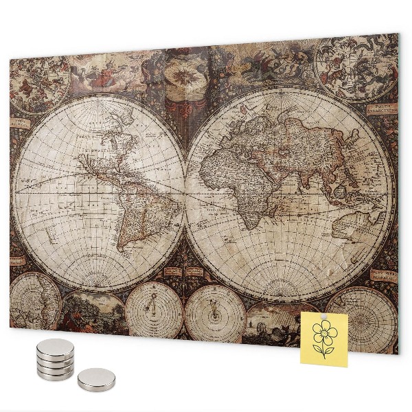 Magnetická tabuľa Mapa starého sveta