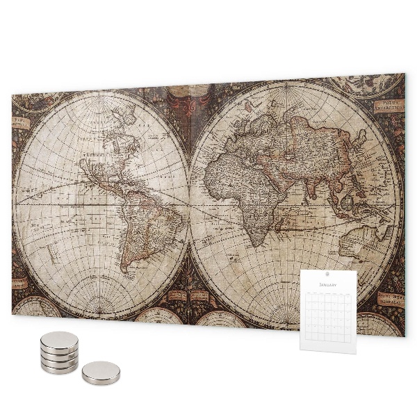 Magnetická tabuľa Mapa starého sveta