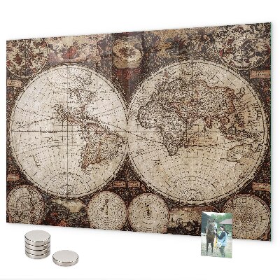 Magnetická tabuľa Mapa starého sveta
