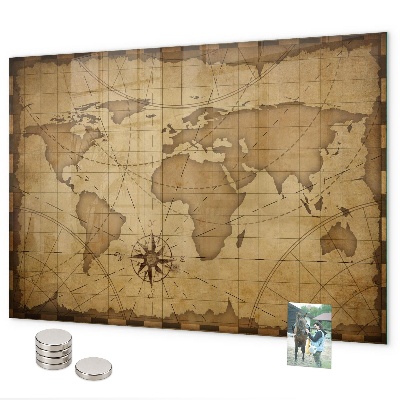 Magnetická tabuľa Mapa starého sveta