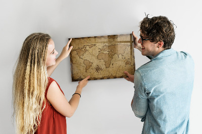 Magnetická tabuľa Mapa starého sveta