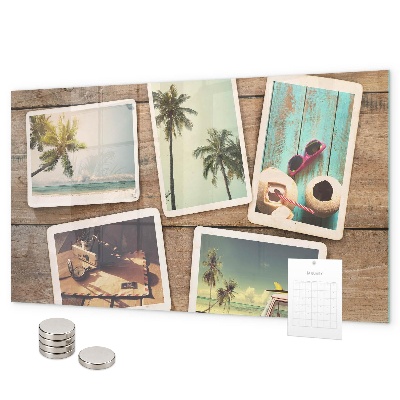 Magnetická tabuľa na stenu Polaroidové fotografie