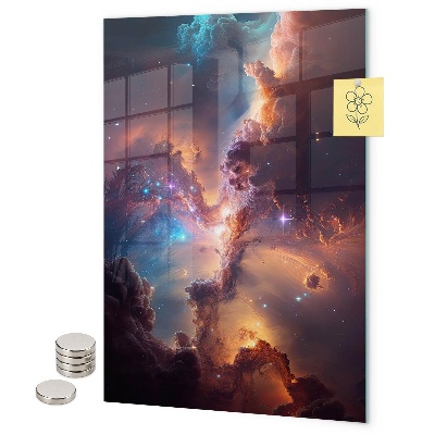 Magnetická tabuľa na magnetky Galaxický priestor