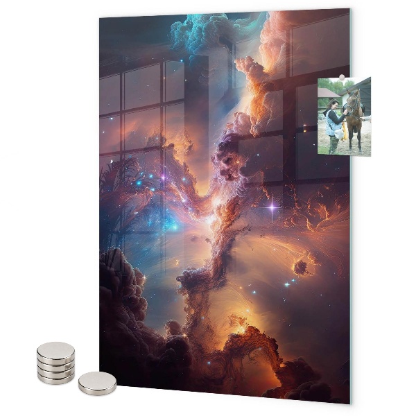 Magnetická tabuľa na magnetky Galaxický priestor