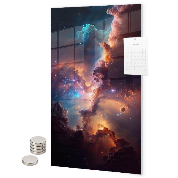 Magnetická tabuľa na magnetky Galaxický priestor