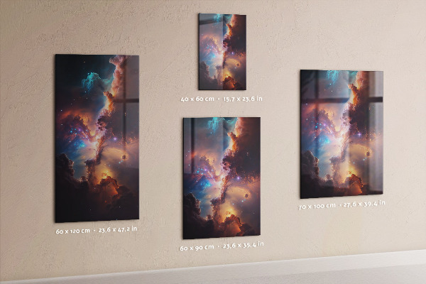 Magnetická tabuľa na magnetky Galaxický priestor