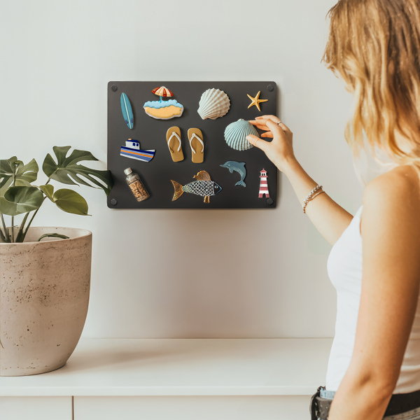 Závesná tabuľa na magnetky z dovolenky