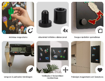 Závesná tabuľa na magnetky z dovolenky