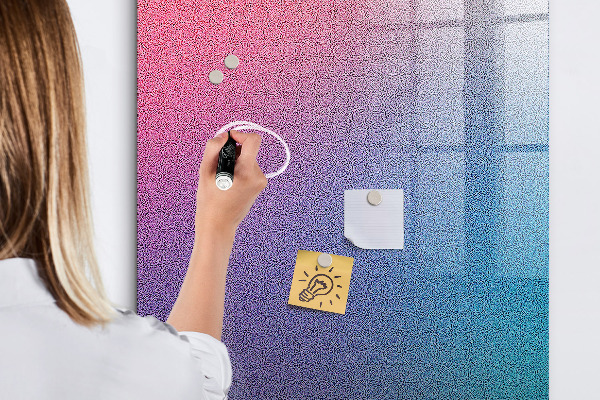 Kresliaca magnetická tabuľa Farebná tabuľa na poznámky a fotografie