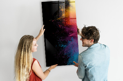 Magnetická popisovateľná tabuľa Farebná tabuľa na prezentáciu fotografií