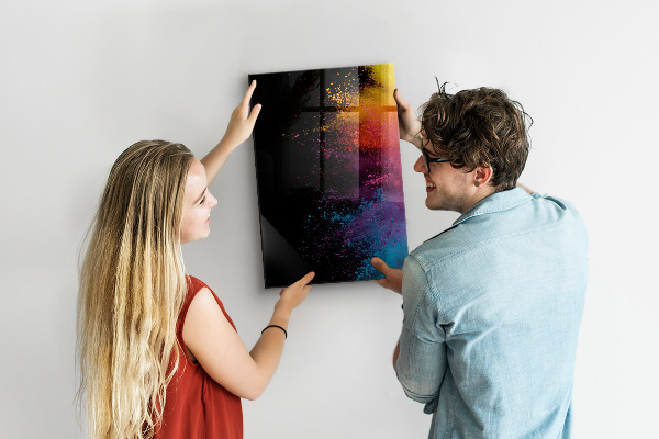 Magnetická popisovateľná tabuľa Farebná tabuľa na prezentáciu fotografií
