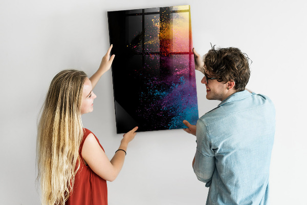 Magnetická popisovateľná tabuľa Farebná tabuľa na prezentáciu fotografií