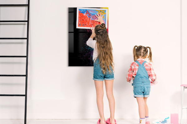 Magnetická popisovateľná tabuľa Farebná tabuľa na prezentáciu fotografií