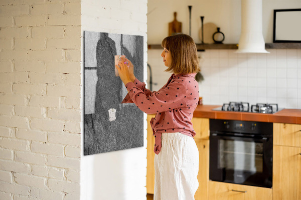 Magnetická popisovateľná tabuľa Moderná tabuľa na poznámky a fotografie