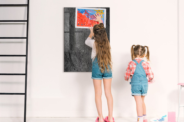Magnetická popisovateľná tabuľa Moderná tabuľa na poznámky a fotografie