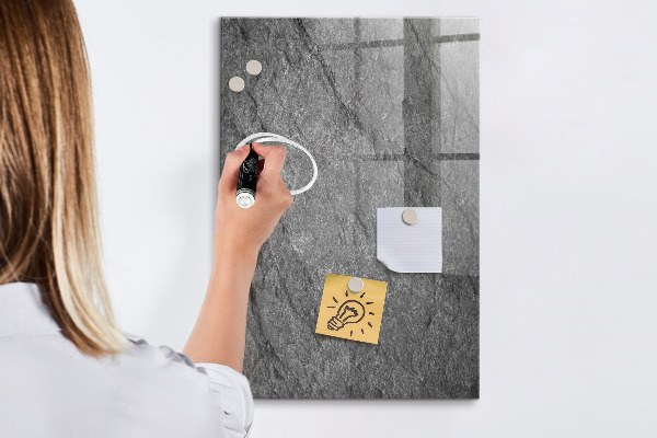 Magnetická popisovateľná tabuľa Moderná tabuľa na poznámky a fotografie