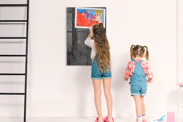 Magnetická popisovateľná tabuľa Moderná tabuľa na poznámky a fotografie