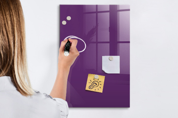 Magnetická popisovateľná tabuľa Farebná tabuľa na poznámky a fotografie