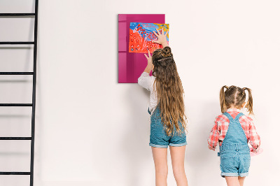 Magnetická popisovateľná tabuľa Farebná tabuľa na poznámky a fotografie
