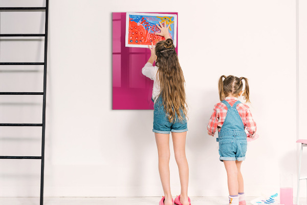 Magnetická popisovateľná tabuľa Farebná tabuľa na poznámky a fotografie