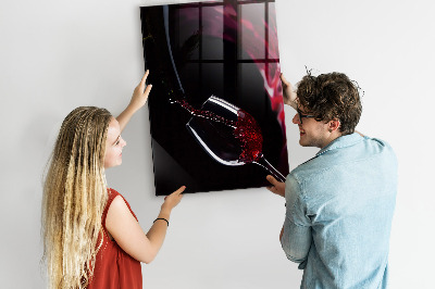 Magnetická popisovateľná tabuľa Magnetická tabuľa na fotografie a poznámky