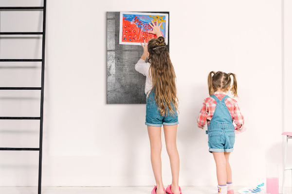 Kresliaca magnetická tabuľa Moderná tabuľa na fotografie a poznámky