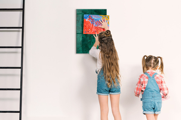 Magnetická popisovateľná tabuľa Zelená tabuľa na poznámky a fotografie