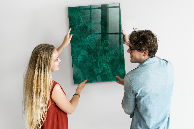 Magnetická popisovateľná tabuľa Zelená tabuľa na poznámky a fotografie