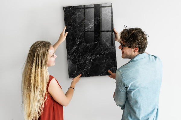 Magnetická popisovateľná tabuľa Moderná tabuľa na poznámky a fotografie