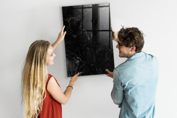 Magnetická popisovateľná tabuľa Štýlová tabuľa na poznámky a fotografie