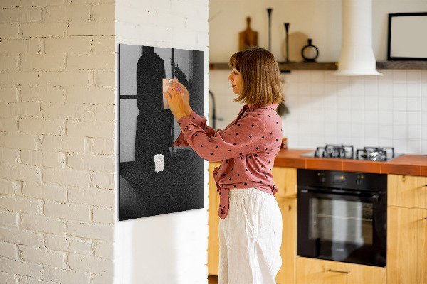 Magnetická popisovateľná tabuľa Moderná tabuľa na poznámky a fotografie