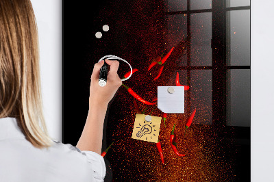 Magnetická popisovateľná tabuľa Magnetická tabuľa na fotografie a poznámky