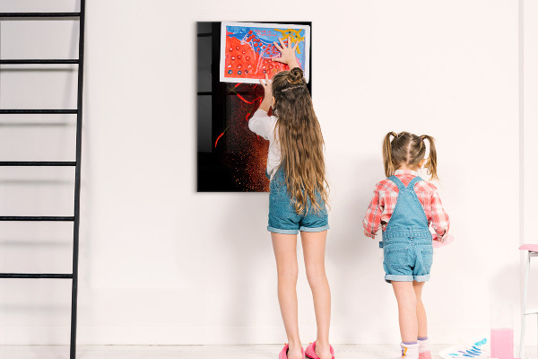Magnetická popisovateľná tabuľa Magnetická tabuľa na fotografie a poznámky