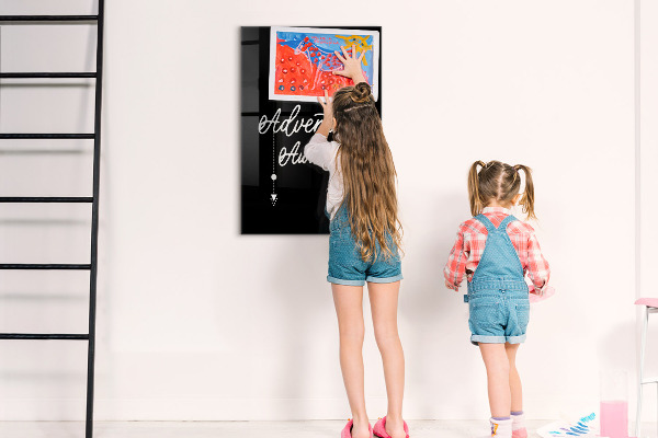 Magnetická popisovateľná tabuľa Kreatívna tabuľa na fotografie a poznámky