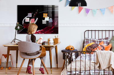 Magnetická popisovateľná tabuľa Kreatívne miesto pre spomienky a fotografie