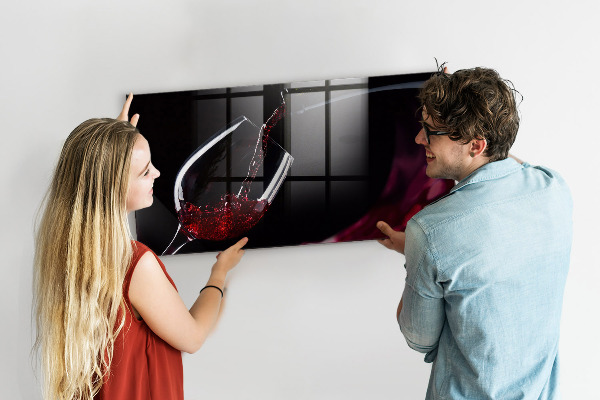 Magnetická popisovateľná tabuľa Kreatívne miesto pre spomienky a fotografie