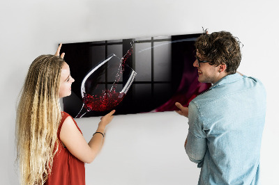 Magnetická popisovateľná tabuľa Kreatívne miesto pre spomienky a fotografie