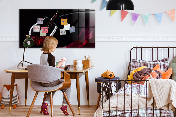 Magnetická popisovateľná tabuľa Kreatívne miesto pre spomienky a fotografie