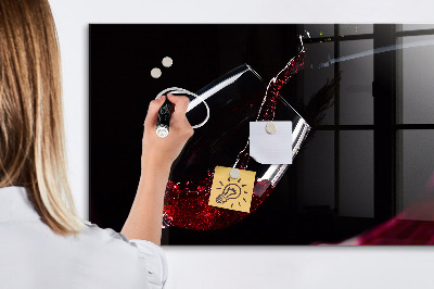 Magnetická popisovateľná tabuľa Kreatívne miesto pre spomienky a fotografie