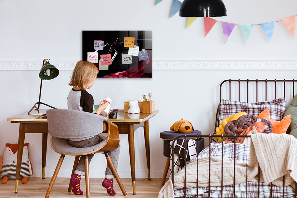 Magnetická popisovateľná tabuľa Kreatívne miesto pre spomienky a fotografie