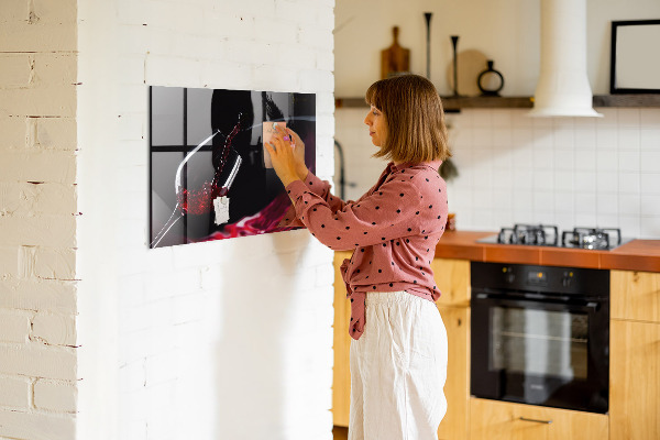 Magnetická popisovateľná tabuľa Kreatívne miesto pre spomienky a fotografie