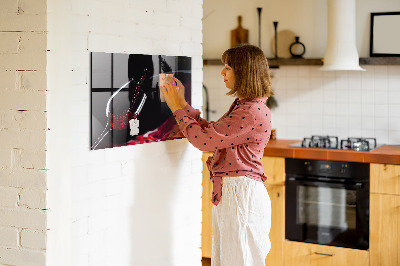 Magnetická popisovateľná tabuľa Kreatívne miesto pre spomienky a fotografie