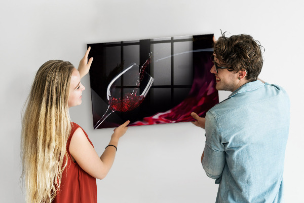 Magnetická popisovateľná tabuľa Kreatívne miesto pre spomienky a fotografie