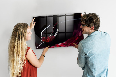 Magnetická popisovateľná tabuľa Kreatívne miesto pre spomienky a fotografie